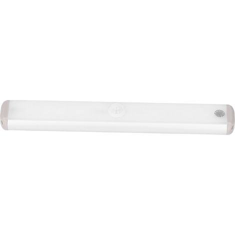 Lampe LED infrarouge détecteur de mouvement USB rechargeable, veilleuse tactile à intensité variable, lampe de chevet, couloir, placard (24 LED, batterie intégrée) - lot de 1 (1/5)