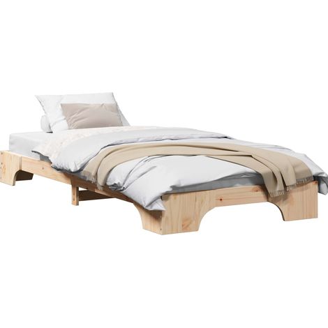 Maison Exclusive - Estructura de cama Madera de pino macizo 90 x
