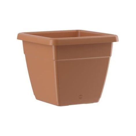PoeTIC - Bac My City Garden carré 35 terre cuite - 34 x 34 x 30 cm - 20L