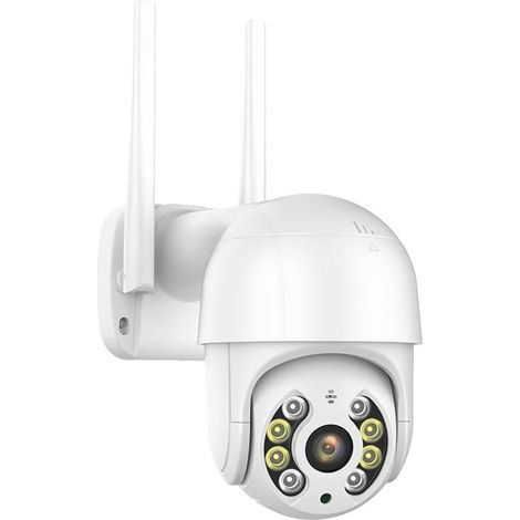 Caméra de sécurité à Domicile 4K 8MP IP caméra Double Objectif Double écran PTZ caméra extérieure 4MP AI Suivi Automatique caméra de sécurité P2P Surveillance vidéo(4MP NO Card) (1/5)