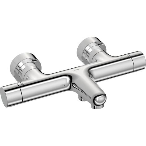 Hansa Prisma - Miscelatore termostatico per vasca da bagno, cromo 58102301