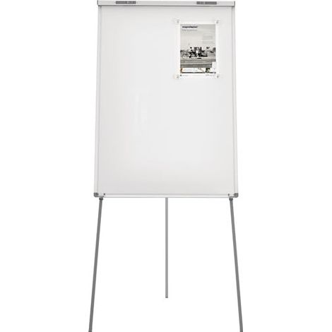 Magnetoplan Flipchart ( 9000483150 ) surface d'écriture L680xH1045mm réglable en hauteur jusqu'à 1,85 m
