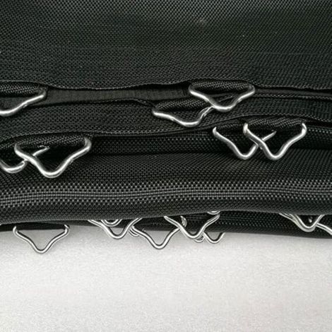 Boucle Triangulaire - Fil Acier Galvanisé 4,5 mm - Pour Réparation Trampoline - 10 Pièces (1/4)