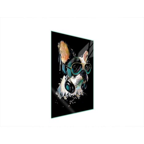 Glasschneidebrett 35x52 Hund