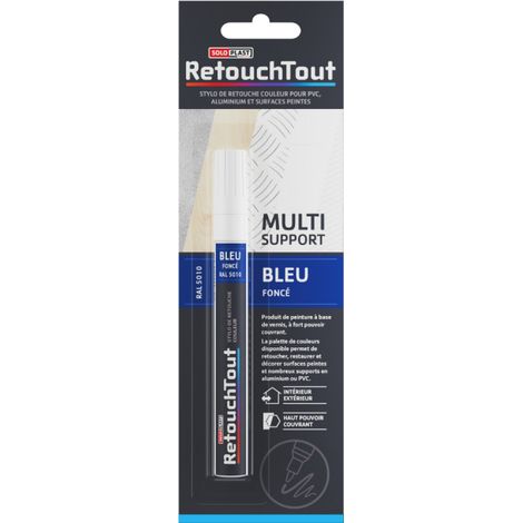 Stylo retouche couleur SOLOPLAST - Bleu foncé - 10ml