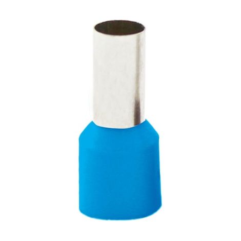 Bolsa 50u punteras huecas aisladas sección 0,75mm Azul