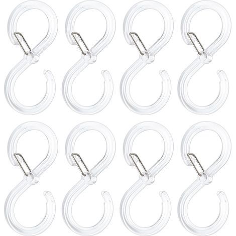 Transparente Haken, Wandhaken für Garderobenständer, tragbare und wasserdichte transparente Haken, geeignet zum Aufhängen von Hüten (transparent).