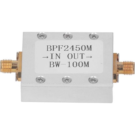 2,4-GHz-Bandpassfilter (2450 MHz), verlustarm, SMA-Anschluss, Modul für WLAN- und Bluetooth-BLE-Netzwerke (1/5)