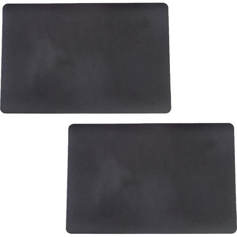 Tapis De Table En Cuir Synthétique - Antidérapant Et Résistant À La Chaleur - Pour Salle À Manger Cuisine Extérieur - Lot De 2 (1/5)