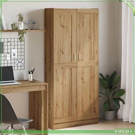 Buffet haut - Modèle 3318717 - Chêne artisanal - Bois d'ingénierie - 82,5x30,5x185 cm (1/5)