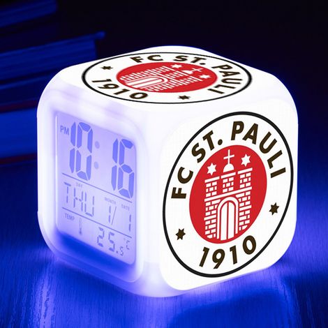 Digitaler Wecker für Fußballvereine der Weltmeisterschaft (A), Bunte Lichter A