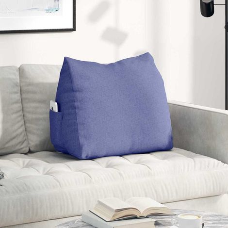 Rückenkissen Jeans blau 60 x 20 x 50 cm Stoff