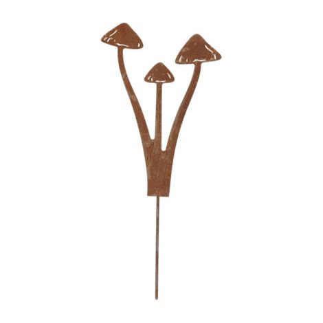 Funghi metallici su una cima alta 27 cm