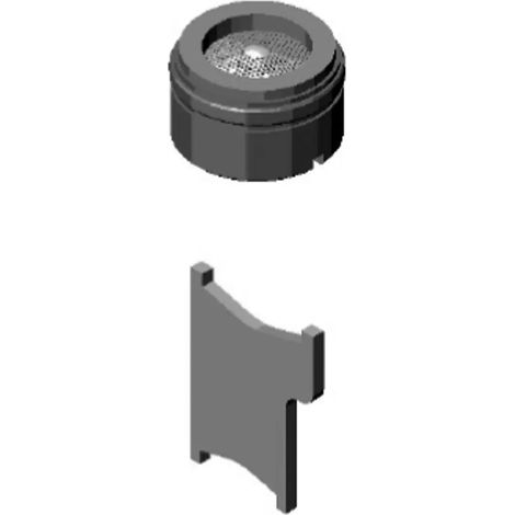 DORNBRACHT Aeratore con fessura RICAMBI 90230102604 M24x1 7,0 l/min. cromo, 90230102604-00