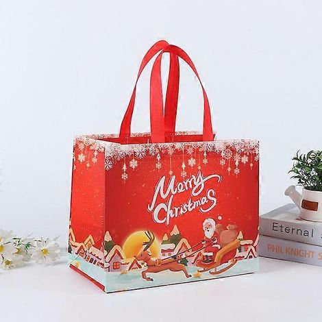 Sac cadeau de Noël Père Noël Bonhomme de neige Bonbons Emballage cadeau Joyeux Noël Décoration intérieure Navidad Noel Nouvel An 4 (1/5)