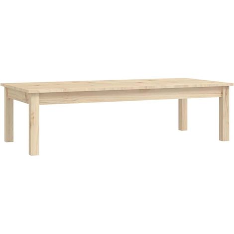 Maison Exclusive - Couchtisch 110x50x30 cm Massivholz Kiefer (1/5)