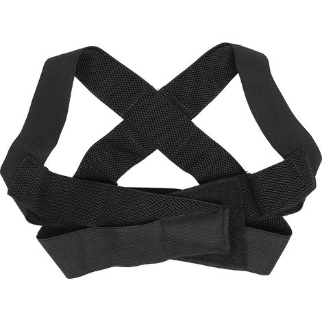 Correcteur de Posture Adulte pour Dos - Ceinture Soutien Lumbar Anti-Cyphose Noir (1/5)