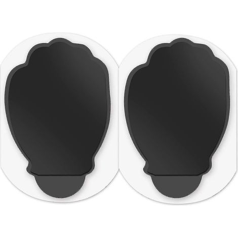 Easy@home Tens Machine Pads 16 2"x3" Électrodes adhésives réutilisables Tens Pads de remplacement pour Tens masseur d'impulsions électronique en forme de main (1/2)