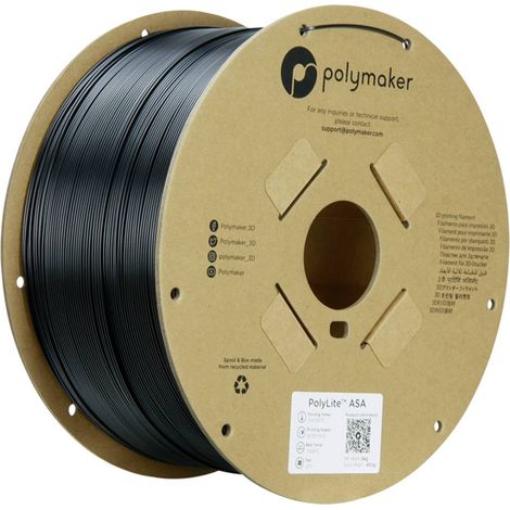 Polymaker PF01020 Filamento per stampante 3D ASA resistente ai raggi uv, resistente agli agenti atmosferici 1.75 mm 3 k