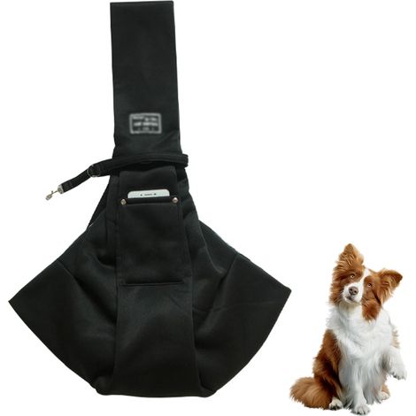 Sac réversible pour animaux de compagnie, pochette souple et sac fourre-tout, idéal pour les chiots, les petits chiens et les chats lors des voyages en plein air. (1/4)