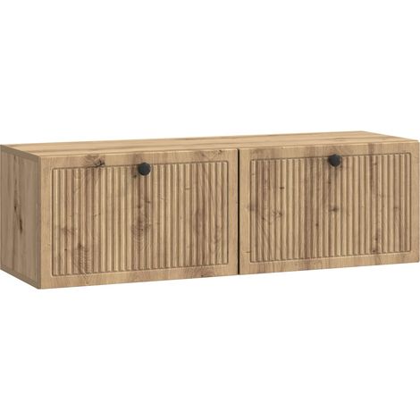 Maison Exclusive - Mobile Porta TV da Muro 98 x 31 x 30 cm Rovere Artigianale (1/5)