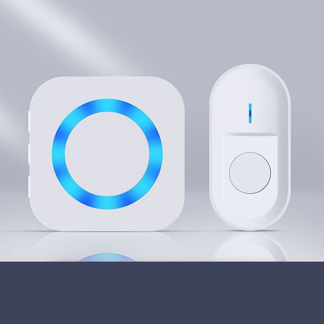 【Signal puissant,【Partout】Notre sonnette offre une portée puissante de 300 mètres en zone ouverte, vous assurant d&39être toujours en contact.-AquaForge