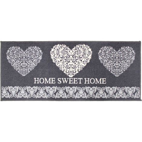 Tapis Déco Multi-Usage "Mathilda" 50x120cm Gris (1/4)
