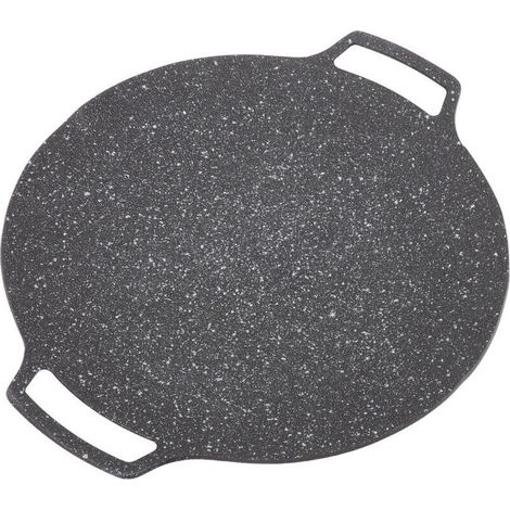 Grille de Barbecue Ronde Coréenne. Plaques de Cuisson. Ustensiles de Cuisine. Poêle à Griller pour Cuisinière. Poêle à Frire Circulaire. Plaque de Barbecue Coréenne. Ustensiles de (Type de gaz
