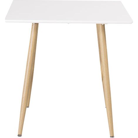 Polar table de salle à manger 80x80 cm blanc. (1/3)