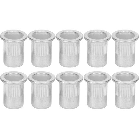 200 Stück professionelle Gewindeeinsatzmuttern aus Aluminium, Nietmuttern, Befestigungszubehör M8 (1/5)
