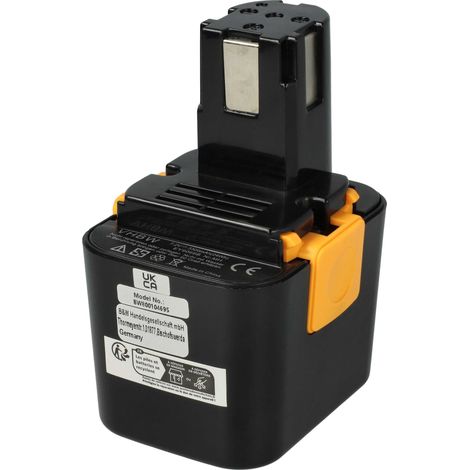 vhbw batteria compatibile con Panasonic EY3654NQW, EY3654NW attrezzo da lavoro (3300 mAh, NiMH, 7,2 V)