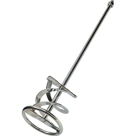 Mélangeur de mortier spirale 120 mm Filetage M14 pour ciment, plâtre, peinture (1/5)