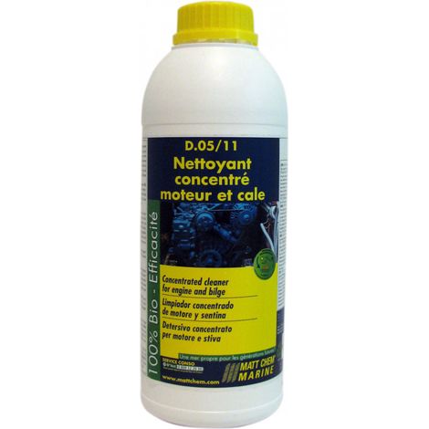 Nettoyant concentré cale et moteur en phase aqueuse - MATT CHEM - 1 l