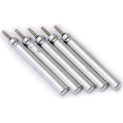 vhbw 5x Batería no recargable (varilla) tipo CR322, CR435, BR435, CR311 compatible con LED, flotadores, pesca, boyas (50 mAh, 3 V, litio)