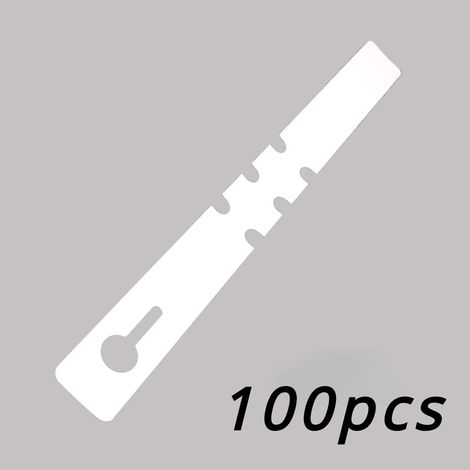 (Blanc) 100 étiquettes de plantes imperméables en plastique à suspendre - Accessoires de jardinage pour pots et jardinières (1/4)