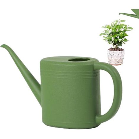 Regadera con boquilla larga - Bakker para regar plantas - Boquilla antigoteo - 1 litro - Verde (1/5)