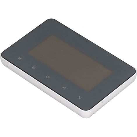 Thermostat intelligent programmable avec sonde de température NTC, écran tactile LCD, alimentation Wi-Fi, 230 V CA (1/5)