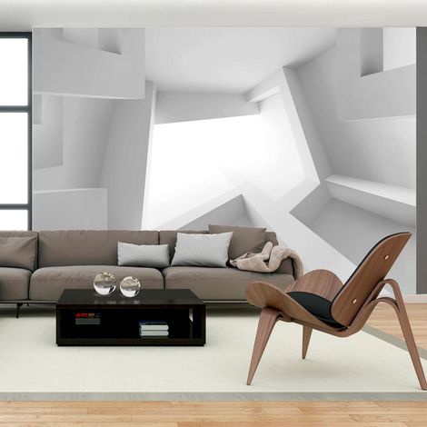 Papier peint adhésif Chambre blanche - 147 x 105 cm (1/4)