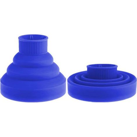 Diffuseur - Silicone Pliable - Pour Seche-Cheveux - Pour Cheveux Boucles - Diametre Buse 42-48 mm - 1 Unite (1/5)
