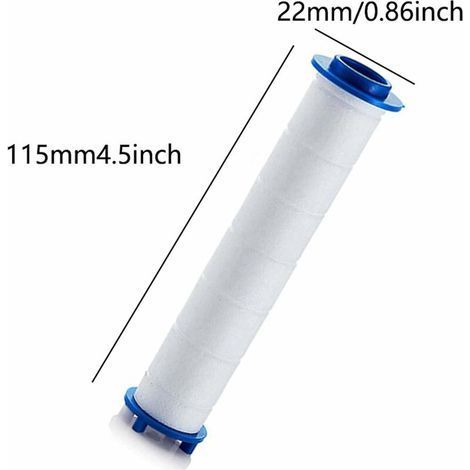 FILTER Pommeau Douche 6 Filtres en Coton PP, Élément Filtrant en Coton PP pour Douchette et Filtre Ionique, pour Pommeau Douche Pluie (1/2)