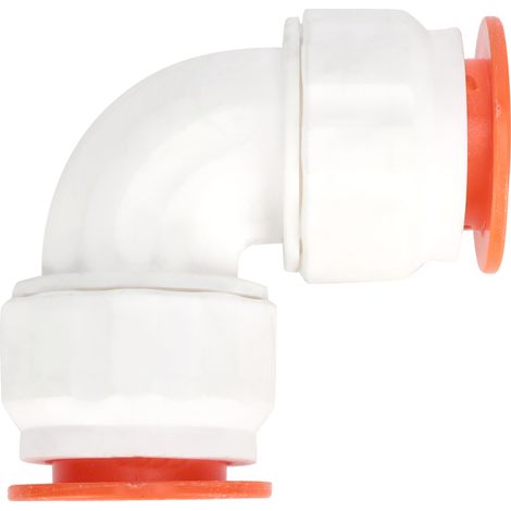 Raccord coudé en plastique PPR 32 mm à 32 mm pour tuyau d'eau (1/4)