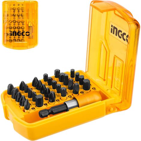 SET 30PZ INSERTI A IMPATTO RINFORZATI - INGCO AKSD68303 (1/4)