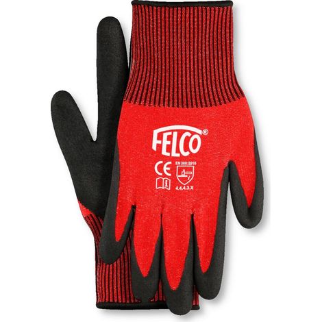 Felco Arbeitshandschuhe gestrickt mit Nitrilbeschichtung Größe M (1/5)