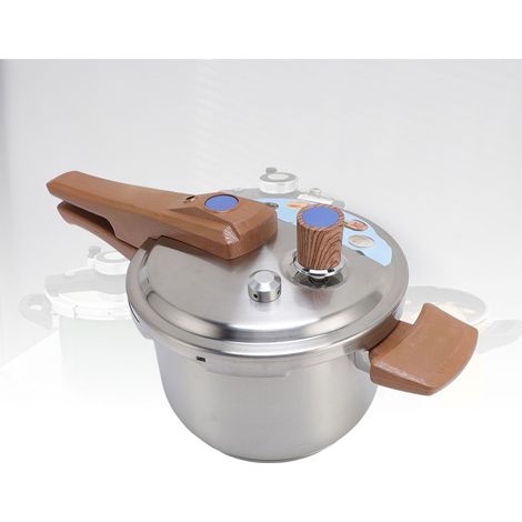 3-Liter-Schnellkochtopf aus Edelstahl (304) für schnelles und sicheres Kochen (1/5)