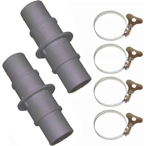 Adapter für Poolsaugschlauch, 1-1/4"- oder 1-1/2"-Poolschlauchanschluss, Poolzubehör (1/5)