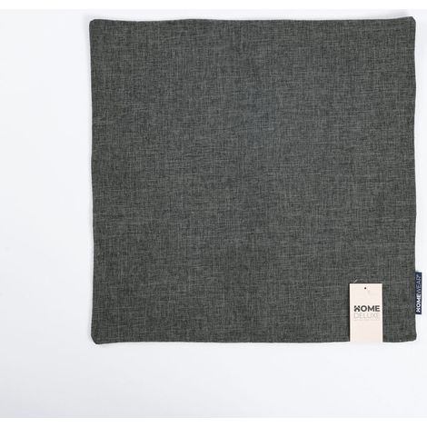 Home Deluxe Funda de cojín de lino CHARM - antracita