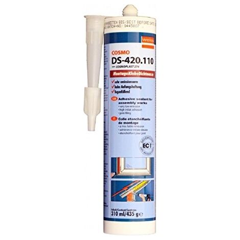 Colle lunos wikofix fk1279 application facile pour conduits extérieurs