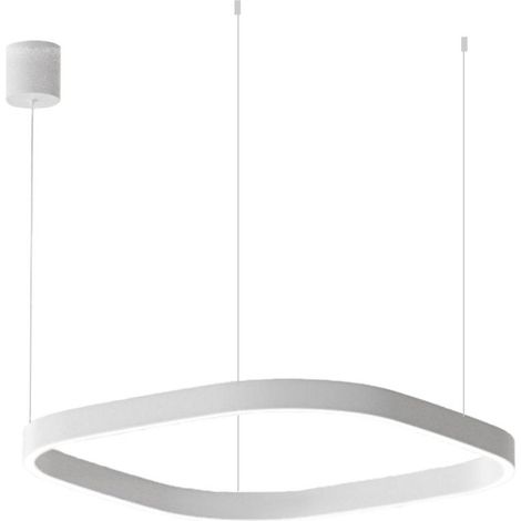 Lampadario moderno gea luce criseide s1p q fcrsb8q led biemissione alluminio