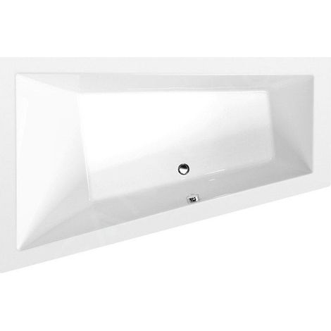 Polysan - Baignoire asymétrique TRIANGL L, 180x120x50 cm, gauche, blanc 19611 (1/4)