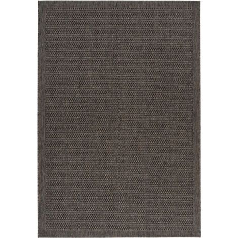 Tapis en Osier à Poils Courts "Bali" Taupe 80 x 150 cm (1/4)